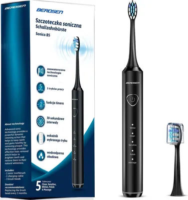 Produktbild von Sonica B5 schwarze Schallzahnbürste
