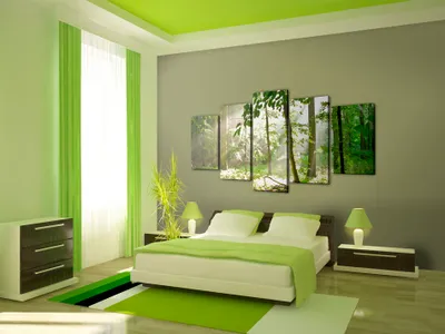 Produktbild von Akustikbild Wald Landschaft 200x100 cm Bilder Akustikschaum Hochleistungsschallabsorber Schallschutz Leinwand 5 tlg Wandbild Raumakustik Schalldämmung 030212-2