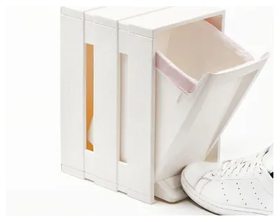 Image de Poubelle - Tina - 19 x 23 x 30 cm - Blanc
