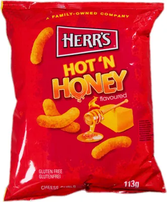 Immagine prodotto di Herr's Hot 'n Honey Curls - Patatine 113 g