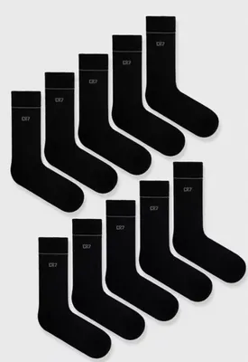 Produktbild von Cristiano Ronaldo Socken 10er-Pack schwarz Größe 40-46