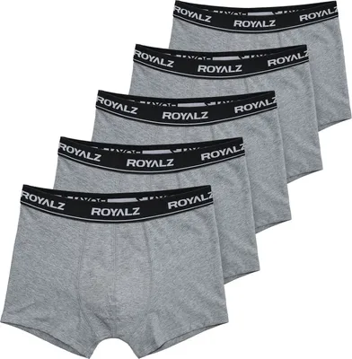 Produktbild von ROYALZ 5er Pack Unterhosen Herren Boxershorts Baumwolle 95%, Elasthan 5% - bequeme Männer Unterwäsche Nahtlos – Trunks im klassischer Schnitt modernen Look