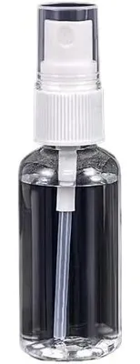 Produktbild von 3 transparente Sprühflaschen aus Kunststoff, leer, tragbar und nachfüllbar, kleine Probenflaschen mit 200ml