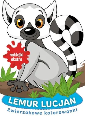 Obrázek produktu pro Omalovánky zvířat. Lemur Lucián