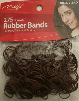 Produktbild von Haargummis bänder 275 stk. Braun