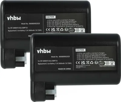 Produktbild von vhbw 2x Akku kompatibel mit Electrolux RX9-2-4STN Saugroboter (2600 mAh, 7,2 V, Li-Ion)