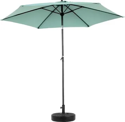 Obrázok produktu pre Vonkajší slnečník – plážový a záhradný slnečník – 23 cm – UV ochrana – plátno – bez stojana – svetlozelený
