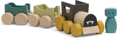 Image de Micki Holz Eisenbahnset Monster - Jouet coloré pour enfants