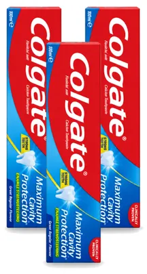 Produktbild von 3 x Colgate Maximum Cavity Protection Zahnpasta - 100 ml - Vorteilspackung - 3 Stücke