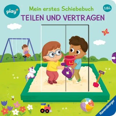 Produktbild von Play+ Mein erstes Schiebebuch Teilen und vertragen - ab 18 Monate
