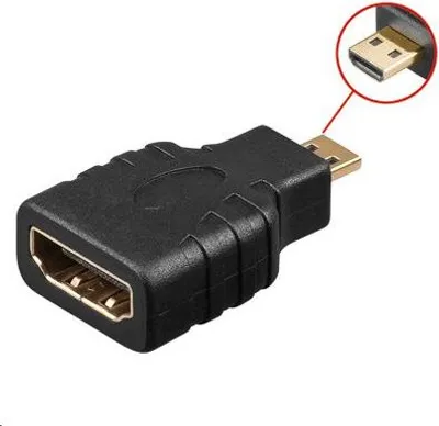 Image de MicroConnect HDM19F19MM - Kabeladapter (Micro HDMI, HDMI, Stecker/Buchse)