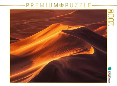 Produktbild von CALVENDO Puzzle Goldene Wüste | 2000 Teile Lege-Größe 90x67cm Foto-Puzzle für glückliche Stunden