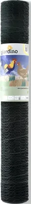 Produktbild von Grünes plastifiziertes Sechseckgeflecht Zaun 50cm x 5m, Maschenweite 25x1,0mm