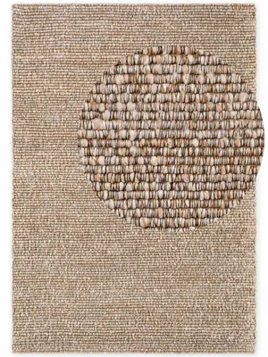 Produktbild von Villeroy & Boch Kurzflor Teppich Wilma, Beige, Woll-Look, Handgemacht - 120x170 cm