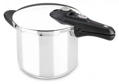 Schnellkochtopf 6 l Edelstahl, Ø 22 cm, induktionsgeeignet