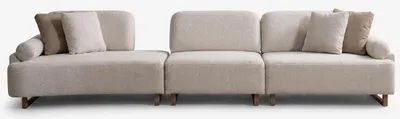 Productafbeelding van Flexibele, modulaire vierpersoonsbank met hoog zitcomfort en een stijlvol design