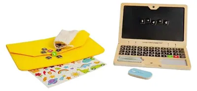 Obrázek produktu pro Bigjigs Toys Dřevěný magnetický notebook