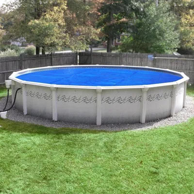 Produktbild von Hochwertige Solarabdeckung für oberirdische Pools, 4,5 m, silberfarben, 8 mm dick