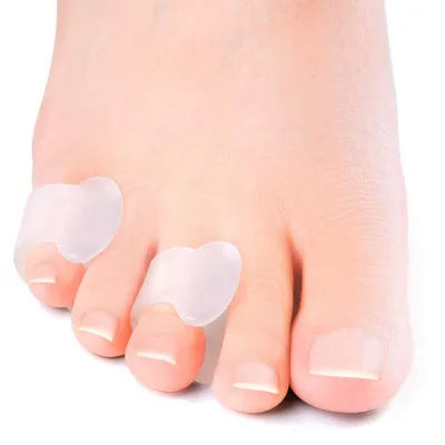 Produktbild von Zehentrenner, Gel-Zehentrenner, kleiner Ballenzehen-Korrektor zur Vermeidung von Reibung und Druckentlastung (12er-Pack)
