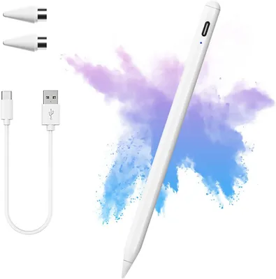 Obrázok produktu pre Stylus Pero, Univerzálny Kapacitný, 2 Náhradné Hroty, pre Android/iOS/Smartfóny, Magnetická Funkcia