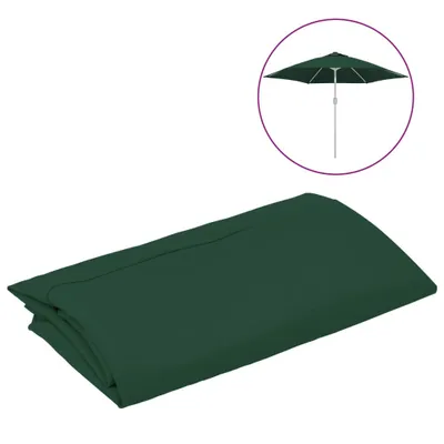 Image de vidaXL Housse de rechange pour parasol vert 300 cm