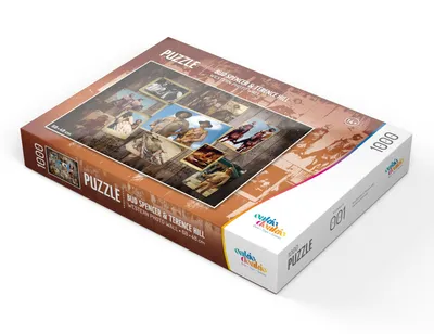 Produktbild von Bud Spencer & Terence Hill Puzzle "Western Photo Wall" (1000 Teile)