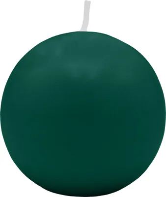 Produktbild von Kugelkerzen Dunkelgrün Ø 100 mm, 4 Stück