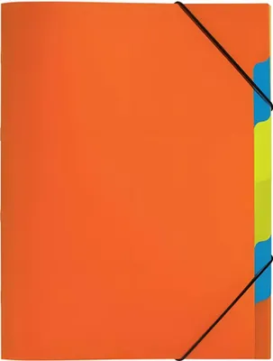 Image de Pagna® 41803-09 Classeur à levier Funky School - A4, 5 compartiments, PP, orange
