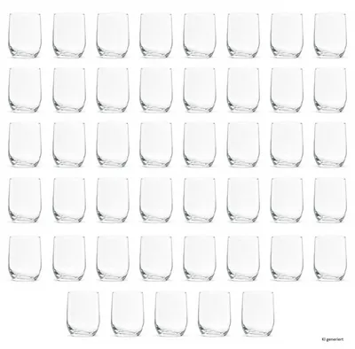 Produktbild von 45er Set Whiskygläser Bella 310ml Glas Tumbler Wasser Saft Trinkglas