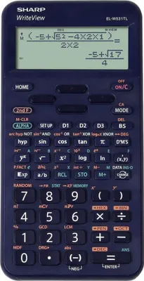 Produktbild von Sharp Wissenschaftlicher Rechner EL-W531TL Blau 420 Funktionen 4-Zeilen-LCD-Display
