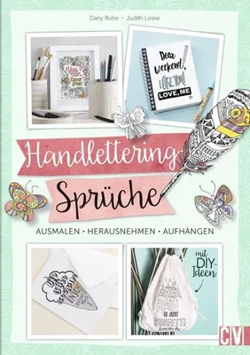 Produktbild von Handlettering-Sprüche zum Ausmalen