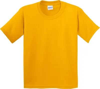 Image de Gildan T-shirt enfant col rond manches courtes BC482 (S) (Jaune or)