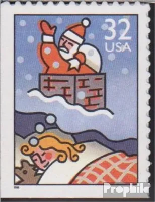 Produktbild von Briefmarken USA 1996 Mi 2791BEul postfrisch Weihnachten