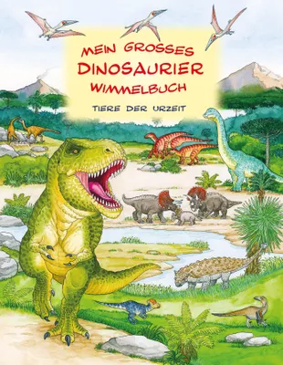 Produktbild von Mein großes Dinosaurier Wimmelbuch