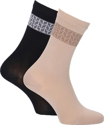 Produktbild von Socken aus weicher Viskose 2-er Pack black.sand-39.42
