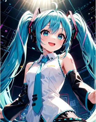 Immagine prodotto di pittura per numero con cornice Anime Hatsune Miku 40x50cm quadri