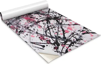 Produktbild von Selbstklebende Möbelfolie - Dekorationsfolie - Tischmöbel - Zuschneidbar - Farbfleckige Wand - 100 x 50 cm