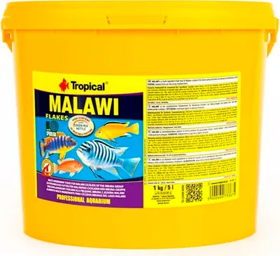 Produktbild von Tropical 5 l Malawi Flakes | Futter für Malawisee-Cichliden der Mbuna-Gruppe