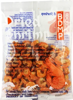 Produktbild von BDMP Vorgekochte & Getrocknete große Garnelen 100g