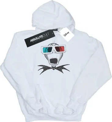 Produktbild von Disney - "Nightmare Before Christmas" Kapuzenpullover für Herren BI16551 (M) (Weiß)