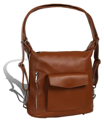 Immagine prodotto di Borsa Toscanto marrone a tracolla, zaino da città grande 38x32x14 cm D2ORT103RC4