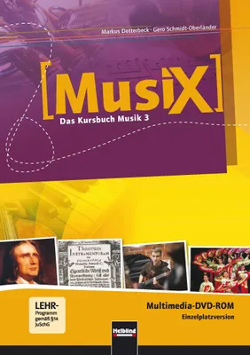 Produktbild von MusiX 3. Multimedia DVD-ROM (Einzelplatzversion). Ausgabe Deutschland und Bayern