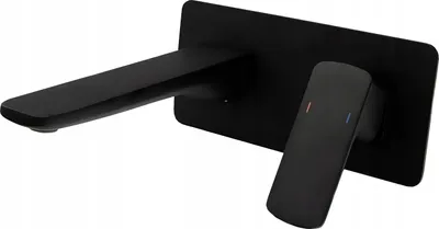 Produktbild von Cubic Black Waschtischarmatur Verdecktes Quadrat