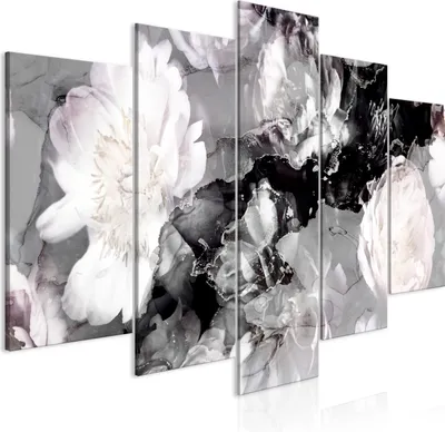 Produktbild von Leinwandbilder 200x100 cm b-C-0740-b-p Vlies Leinwandbild 5 tlg Kunstdruck modern Wandbilder XXL Wanddekoration Design Wand Bild BLUMEN NATUR