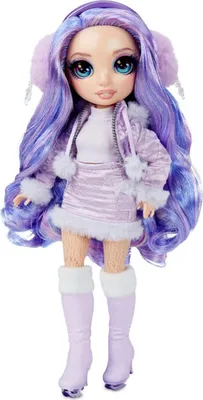 Produktbild von Rainbow High Winter Break Fashion Doll- Violet Willow (Purple)