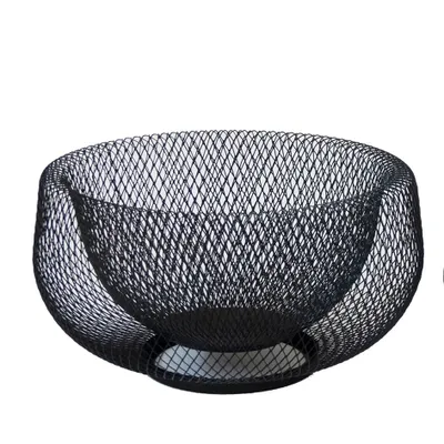 Produktbild von Kela Marlo, Schüssel, Rund, Schwarz, Metall, Fruits, 110 mm