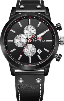 Produktbild von Mini Focus TO-23856 Uhr - Stilvolle Herrenuhr in Schwarz KP23856