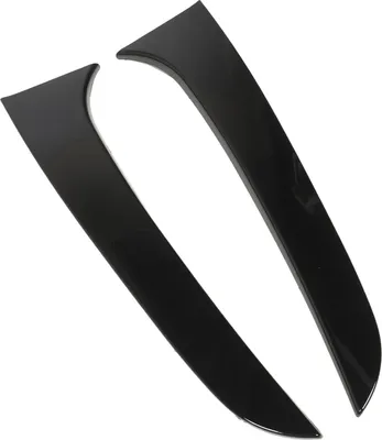 Immagine prodotto di 1 coppia di spoiler laterali per lunotto posteriore, sinistro e destro, rivestimento splitter per Serie 1 F20 F21 dal 2012 al 2019, nero lucido