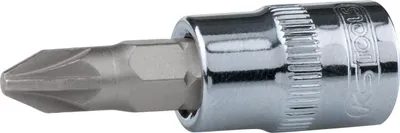 Produktbild von KS Tools 1/4 CHROMEplus Bit-Stecknuss, PZ1