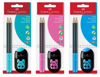 Produktbild von FABER-CASTELL Schreibset GRIP TWO TONE zufällige Farbe (1 Set)
